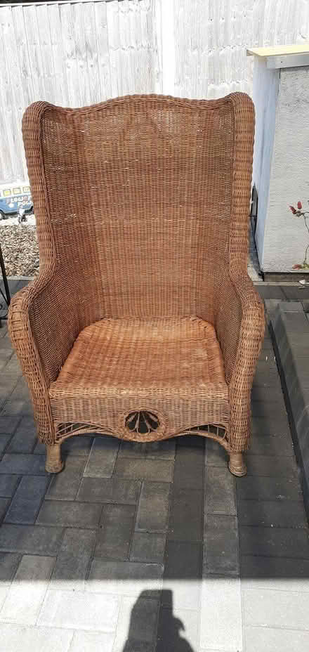 Photo of free Wicker armchair (Ewloe, deeside) #4