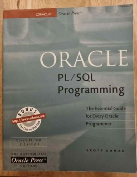 Photo of free Oracle PL/SQL Programming Book (Enfield EN3) #1