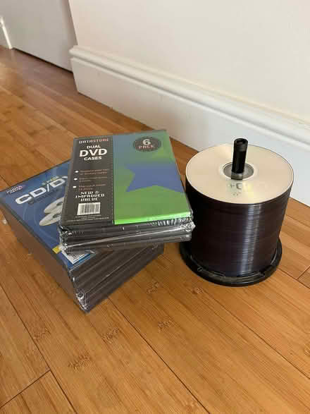 Photo of free Blank DVDs and cases (Coley Ave Area RG1) #1