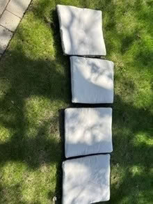 Photo of free 4 Outdoor used cushions with tears (Close to Carlingwood Mall) #3