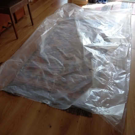 Photo of free 2 heavy duty large polythene sheets (Stroud GL5) #1