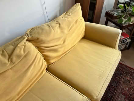 Photo of free Yellow sofa (East Oxford OX4) #2