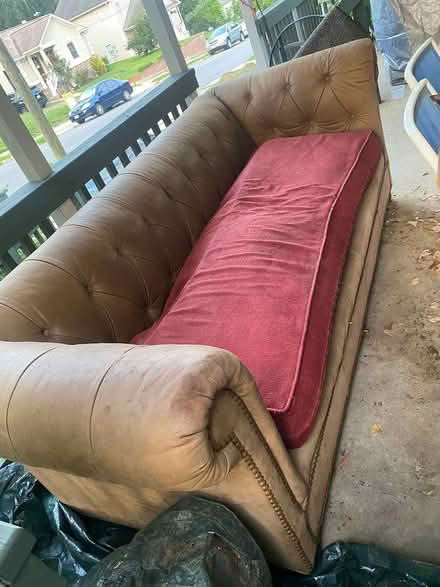 Photo of free Large Leather Couch (Alexandria, Fairfax County) #2