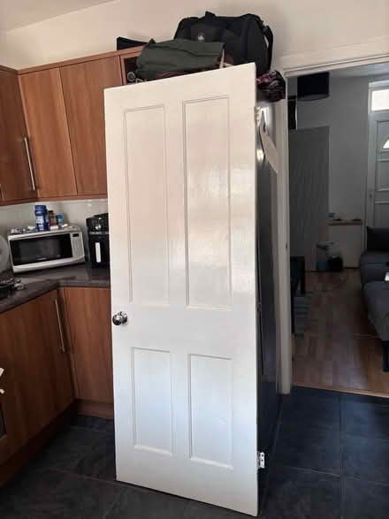 Photo of free 2 wooden doors (Abraham Heights LA1) #1