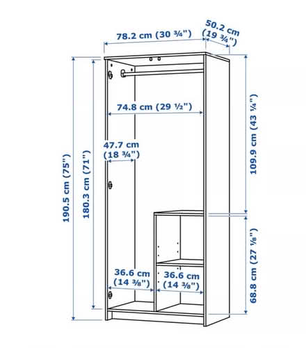 Photo of free IKEA wardrobes (Ashfield road, barnet) #3