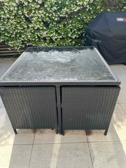 Photo of free Garden dining cube with 4 chairs (Finchley) #1