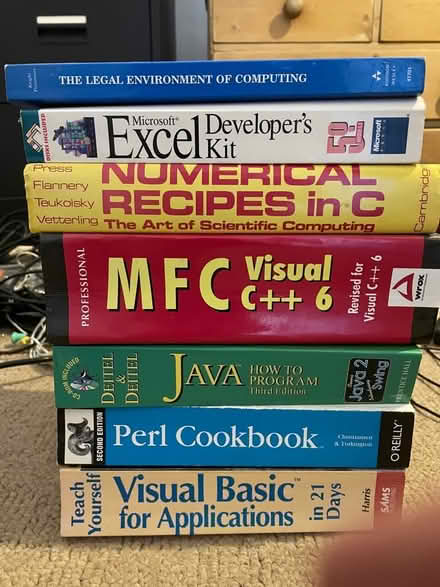Photo of free Collection of Programming Books (Walton Manor OX2) #1