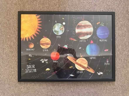 Photo of free Framed solar system poster (Teddington TW11) #1