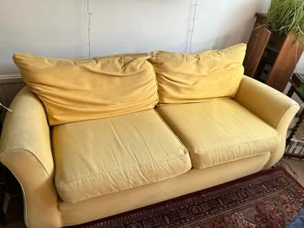 Photo of free Yellow sofa (East Oxford OX4) #1