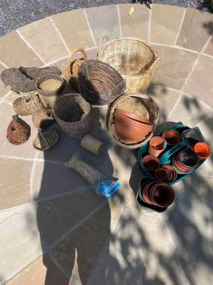 Photo of free Baskets and pots (Axminster) #1