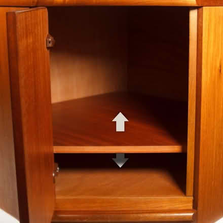Photo of free 1970’s Meredew Teak corner unit (SG5 Fairfield) #4