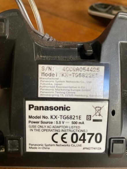Photo of free Panasonic phone with answering machine (Holy Corner EH10) #2