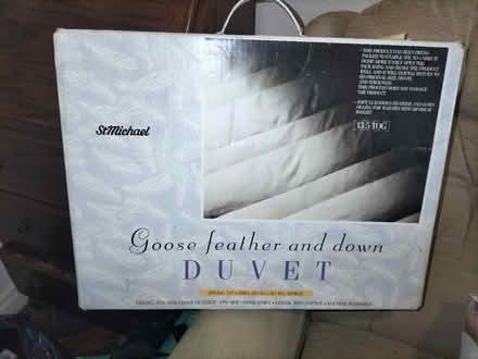 Photo of free Single size goose feather duvet (Stone Cross BN24) #1