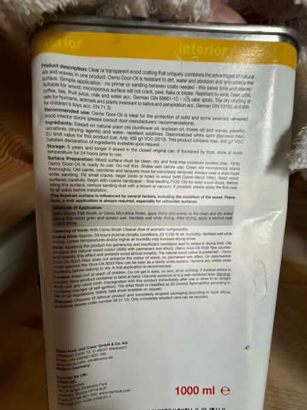 Photo of free Door oil (1/4 full) (Winchester SO22) #2