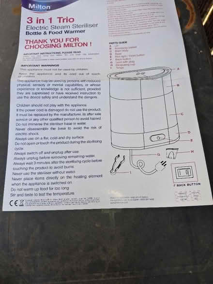 Photo of free Bottle steamer (Osmondthorpe LS9) #2