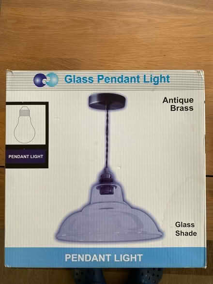 Photo of free Glass Pendant Light (M16 9 WT) #1