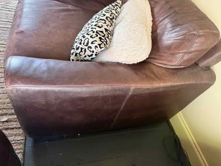Photo of free Leather sofa (Queens Park W10) #3