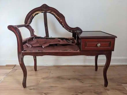 Photo of free Vintage Telephone Seat with side drawer (Fairmilehead EH10) #1