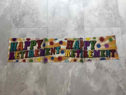 Photo of free Happy retirement banners & bunting (Braintree CM7) #1