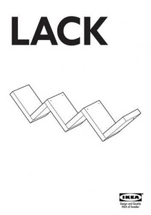 Photo of free Ikea Zig-Zag 'LACK' Shelf (Rudgwick RH12) #1
