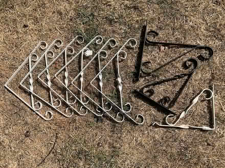 Photo of free Shelf / hanging basket brackets x 9 (Strood ME2) #1