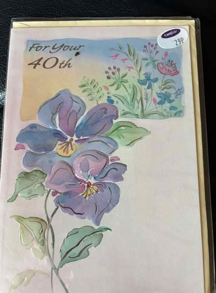 Photo of free 40 th birthday card (Westbury Wilts BA13) #1