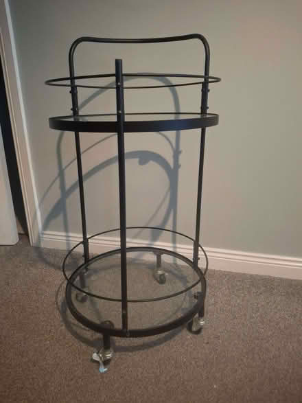 Photo of free Drinks trolly/bedside table with wheels (Derryaghy BT28) #1