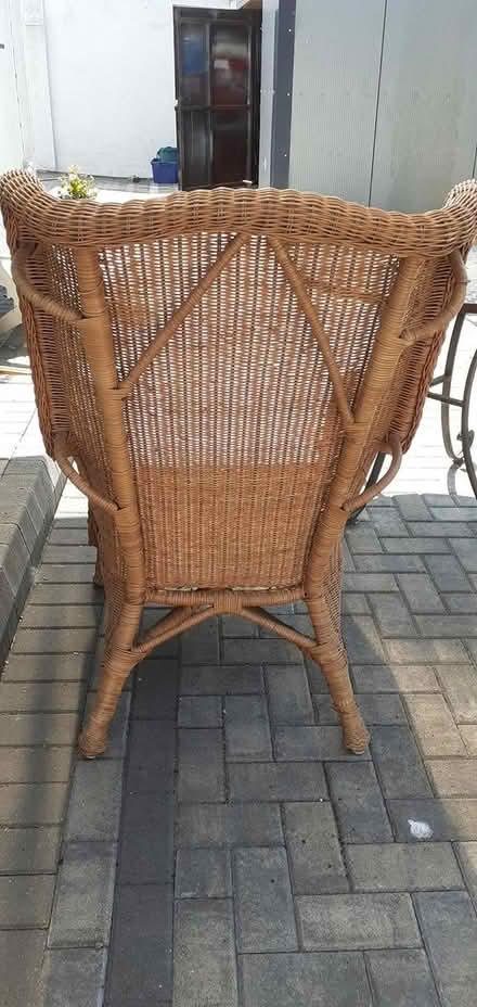 Photo of free Wicker armchair (Ewloe, deeside) #1