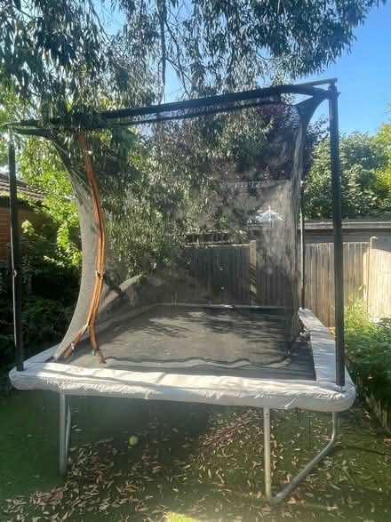 Photo of free 10ft x 8ft trampoline (rectangle) (Thorpe Bay SS1) #2