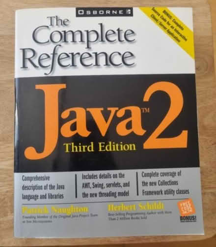 Photo of free Java 2: The Complete Reference (Enfield EN3) #1
