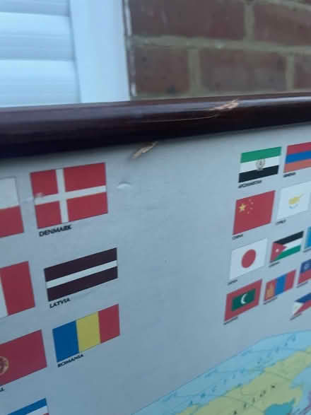 Photo of free World map framed picture (Green End HP1) #3