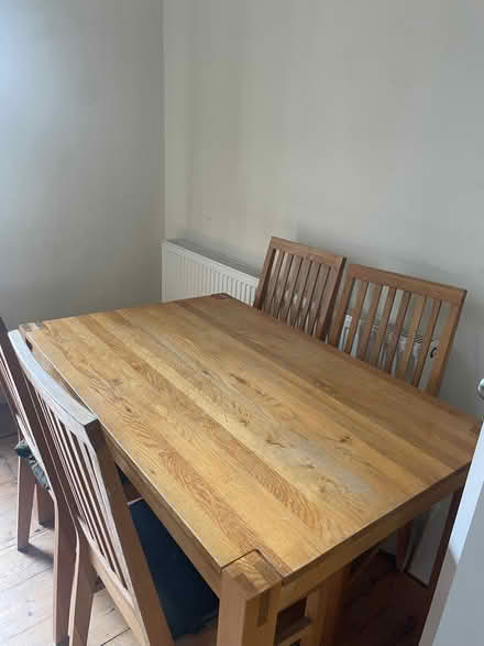 Photo of free Dining table and 4 chairs (Greenwich SE10) #3