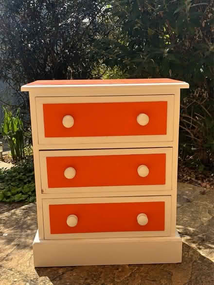 Photo of free Wooden 3-door bed side table (Broadstairs CT10) #1