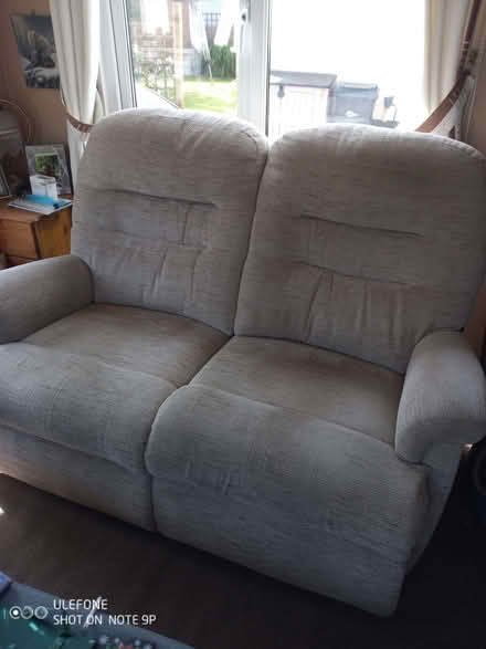 Photo of free Beige 2 Seater Sofa (South Molton EX36) #1