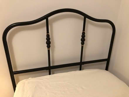 Photo of free Black Twin Bed Frame (Montgomery Village) #3