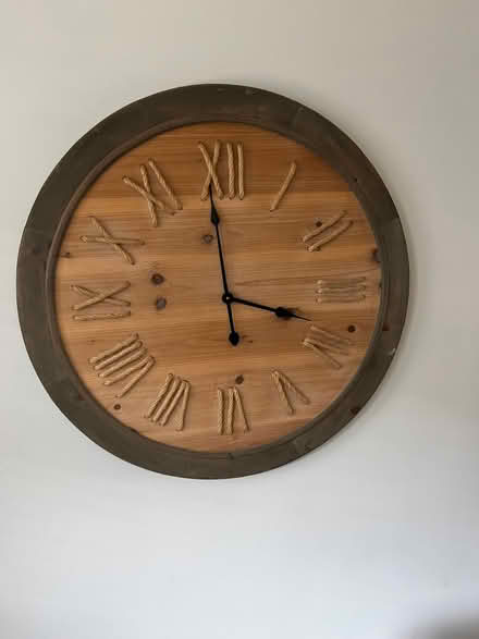 Photo of free Next Large wooden clock (Lochgelly KY5) #1