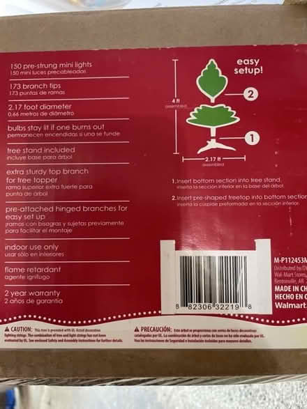 Photo of free Christmas tree & decorations (Livingston) #1