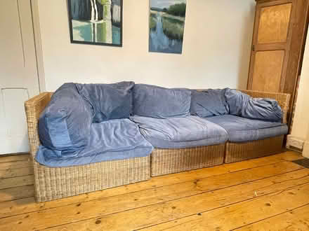 Photo of free Rattan sofa (Walton Manor OX2) #1