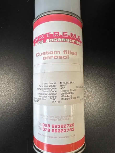 Photo of free BMW Touch Up Spray Paint (Wokingham, RG40) #1