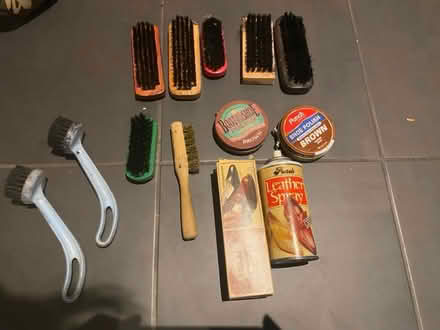 Photo of free Shoe Polishing brushes etc (Forest Hill SE23) #1