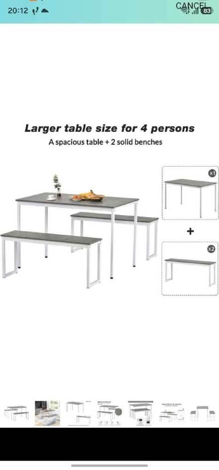 Photo of free Table and benches (Upton CH2) #1