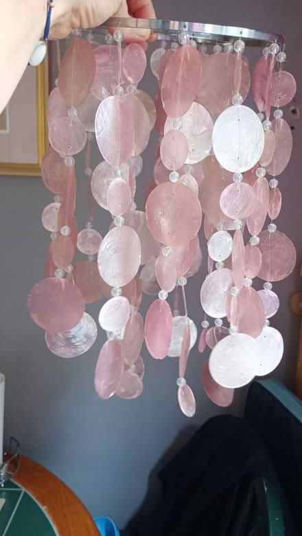 Photo of free pink capiz shell wind chime (OX4 Greater leys) #1