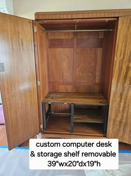 Photo of free Antique Armoire (11030 Cornell Ave South 98178) #4