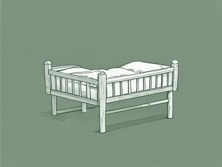Photo of free Wooden baby cot bed 140cmx70cm (Richmond TW1) #1
