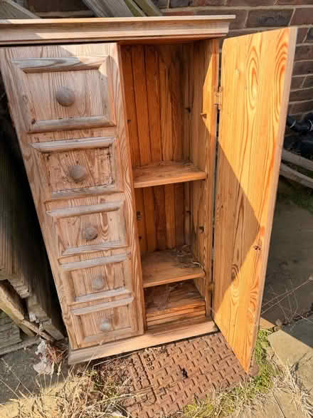 Photo of free Small solid wood cabinet (West Worthing) #2
