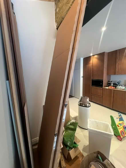 Photo of free MDF panels seashell grey x 2 (SE12 8qq) #2