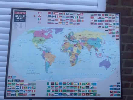 Photo of free World map framed picture (Green End HP1) #4