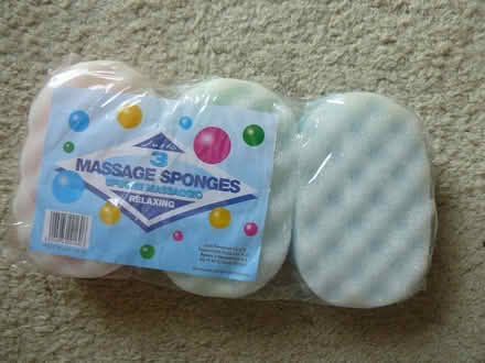 Photo of free 3 x massage bath/shower sponges. New (Kempsey WR5) #1