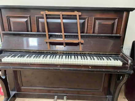 Photo of free Wooden upright piano (Barnet) #1