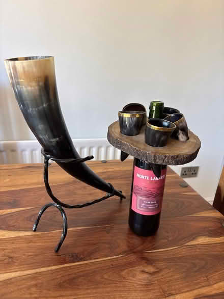 Photo of free Large drinking horn and cups (NE34 7hz) #1